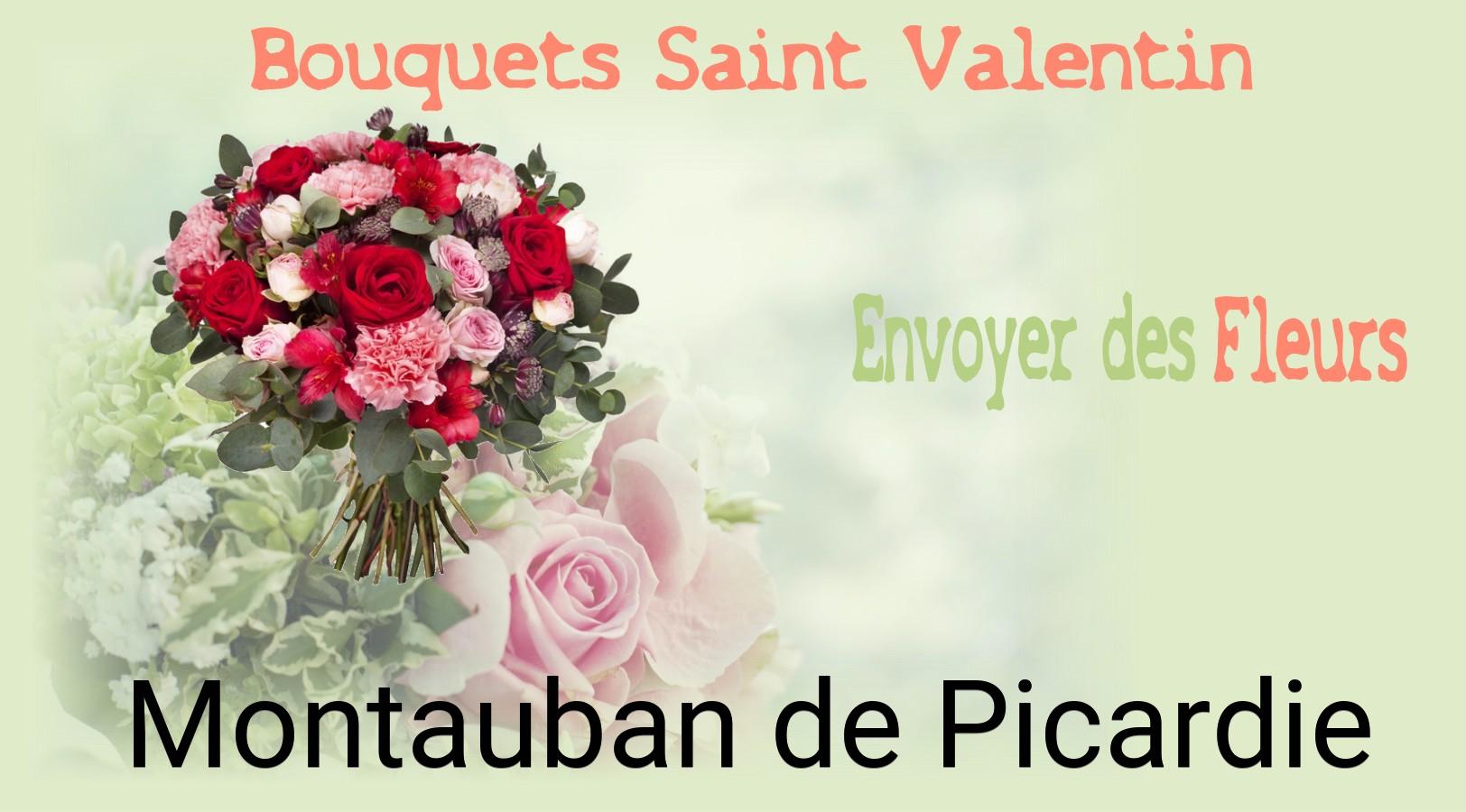 Roses de Saint-Valentin livrées à Montauban-de-Picardie